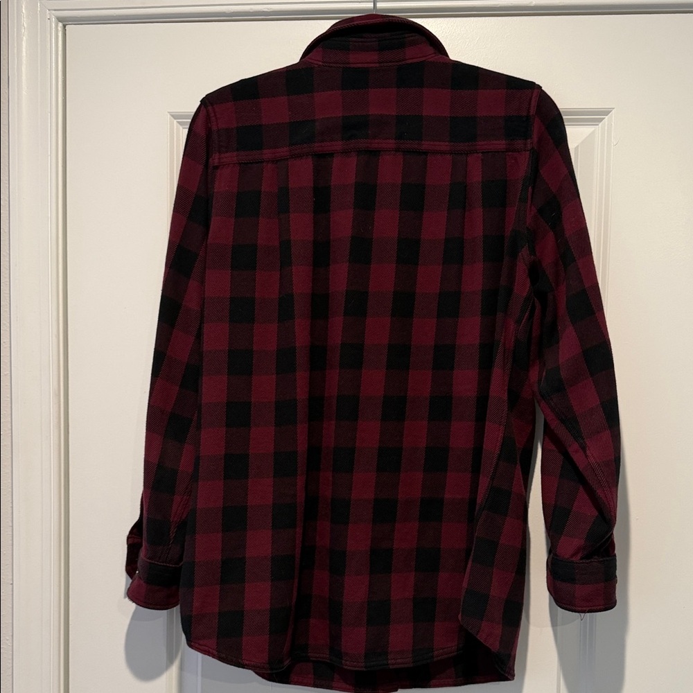 Woolrich Black and Red Checkered Button Down Shirt - Picture 5 of 5